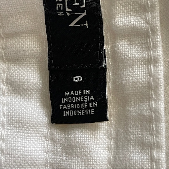 Ralph Lauren 100% Linen Wide Leg White Pants Size 6 - Picture 9 of 16